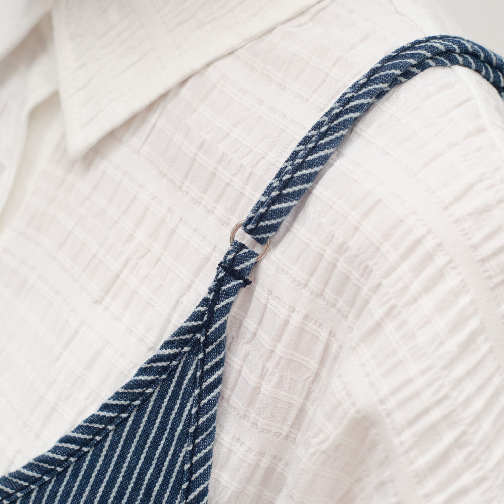 2WAY 流蘇丹寧背心