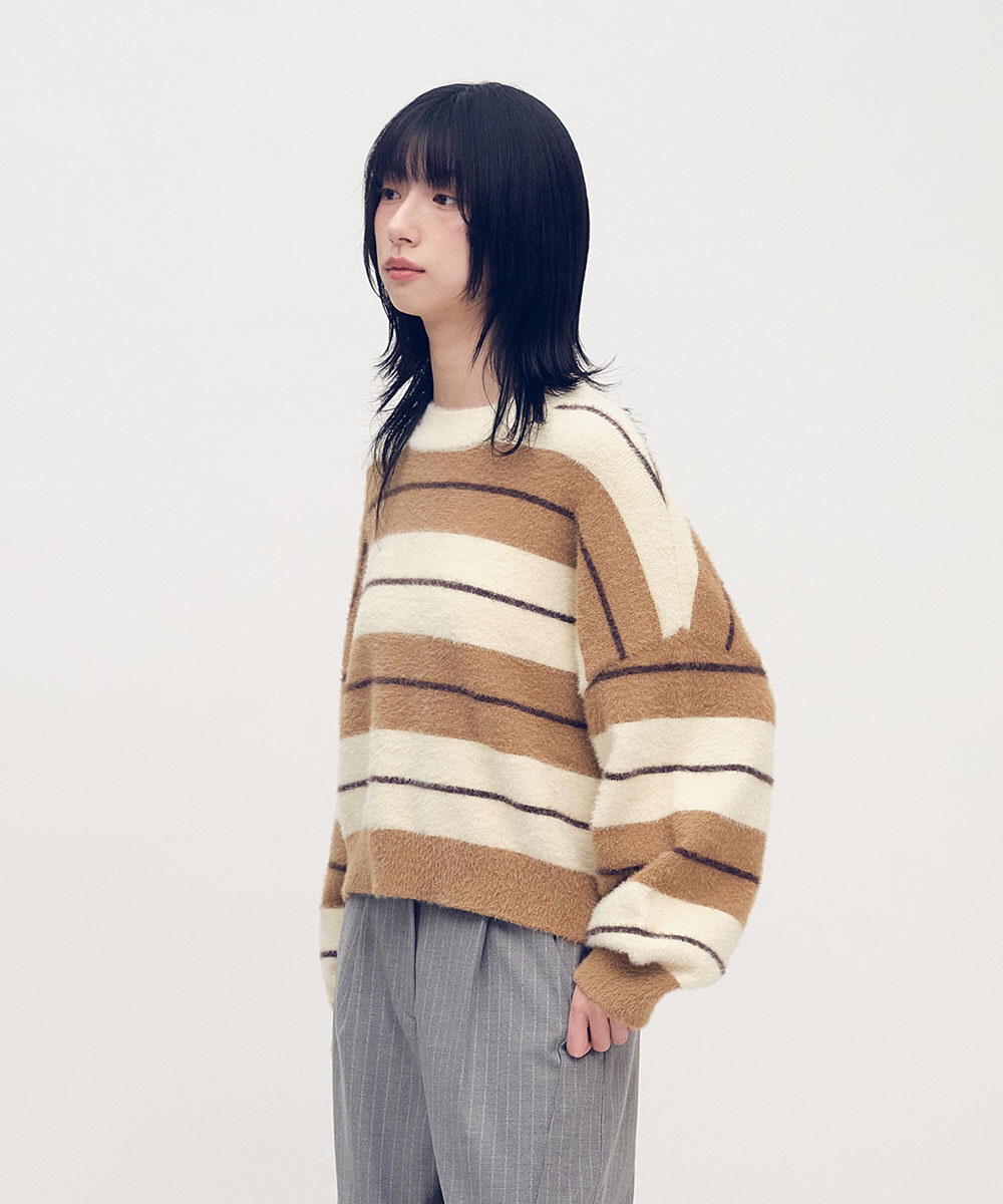 條紋毛衣