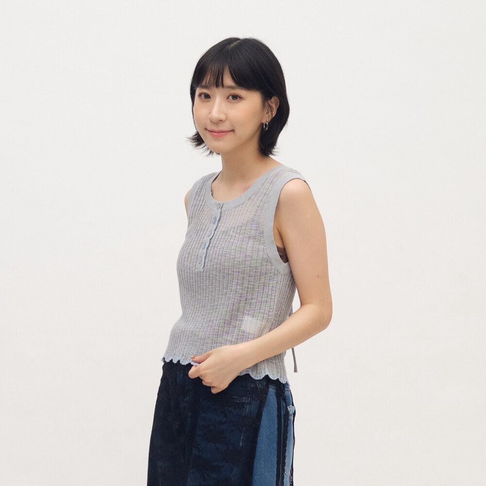 雙面穿波浪針織