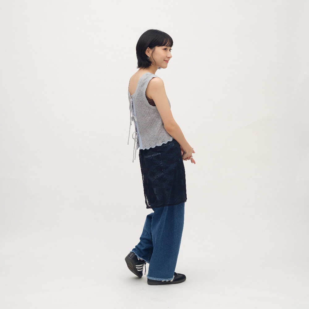 雙面穿波浪針織