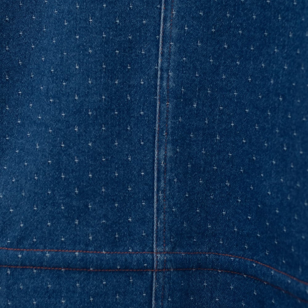 星點丹寧拼接外套