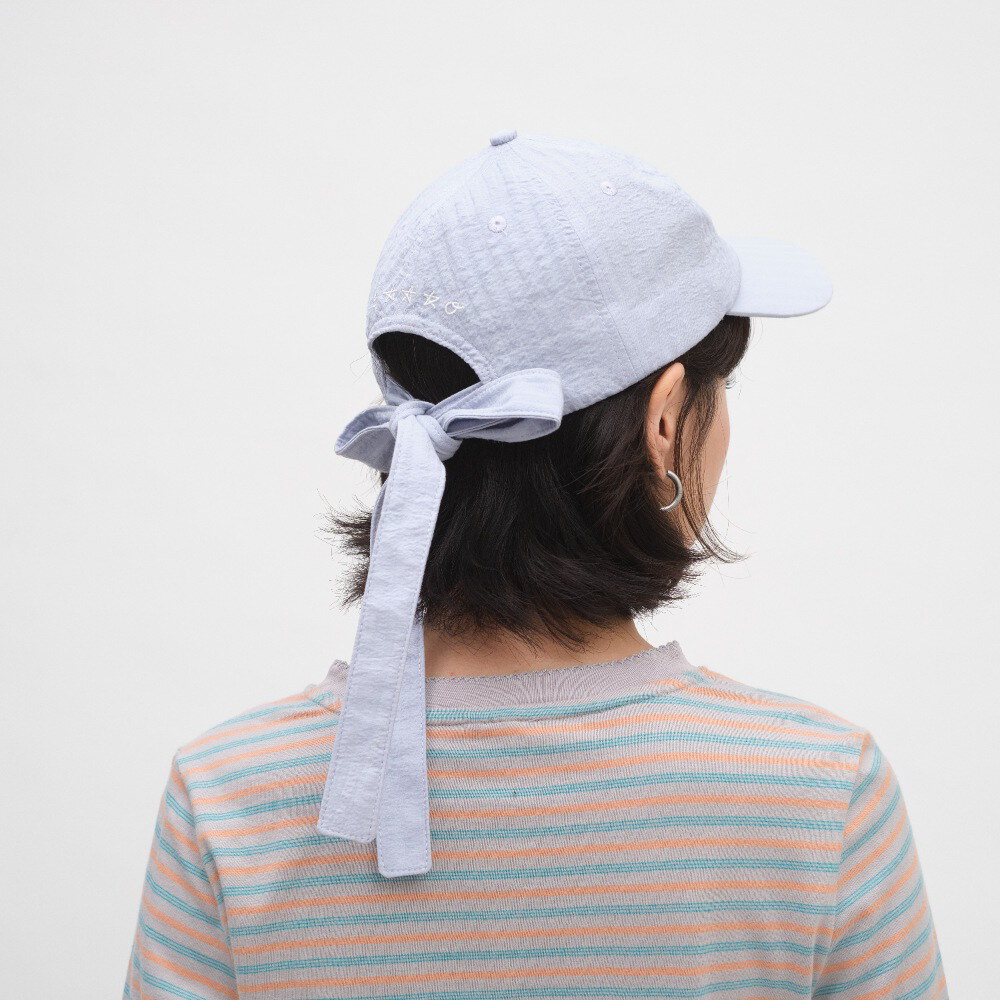 流星刺繡綁帶老帽