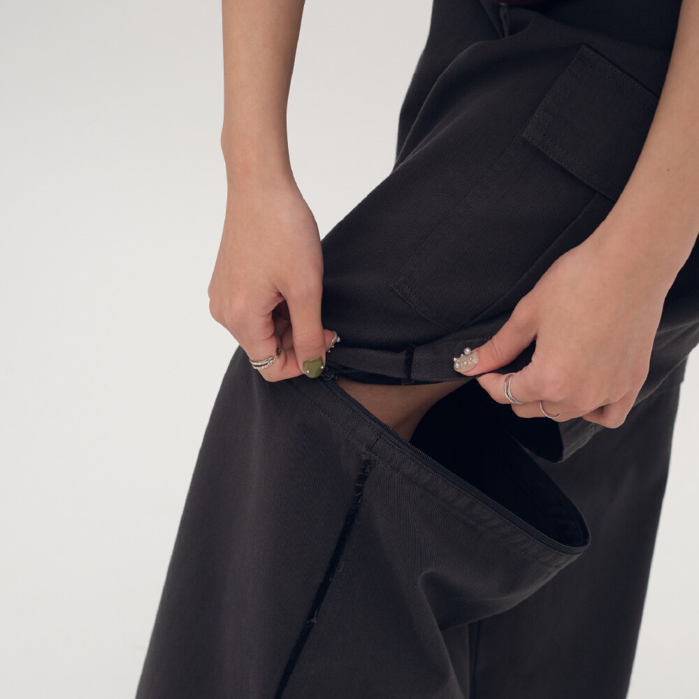 2WAY可拆工裝寬褲