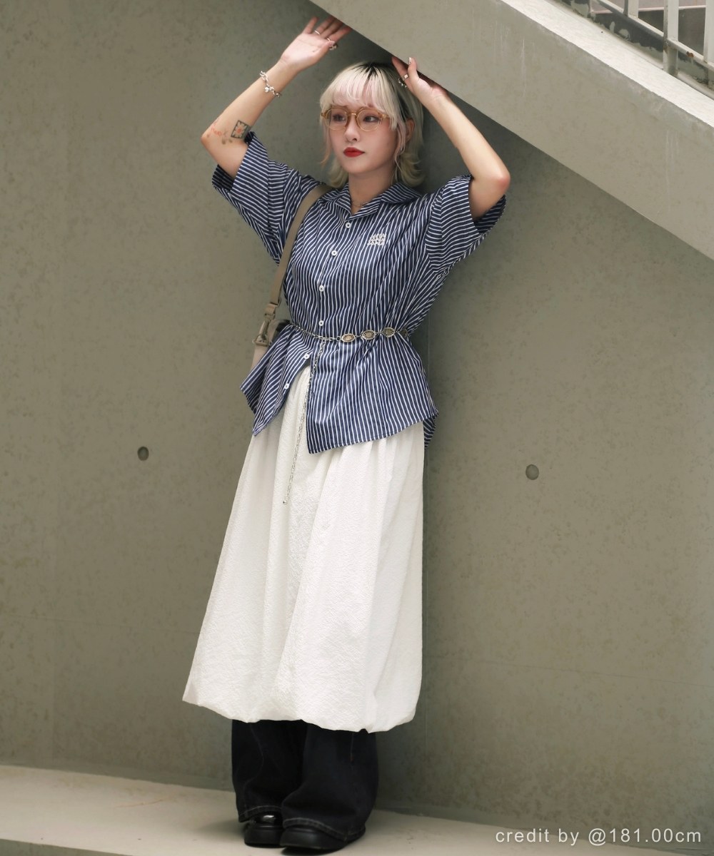 泡泡紗氣球裙