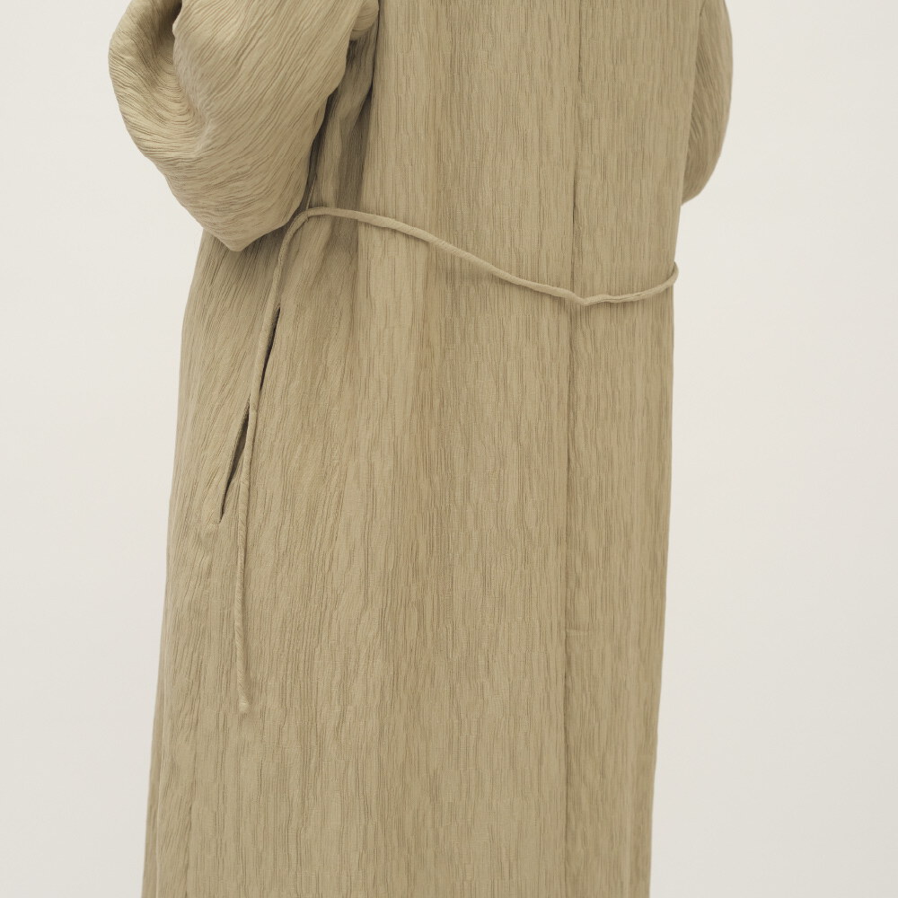 壓紋魚尾下擺洋裝