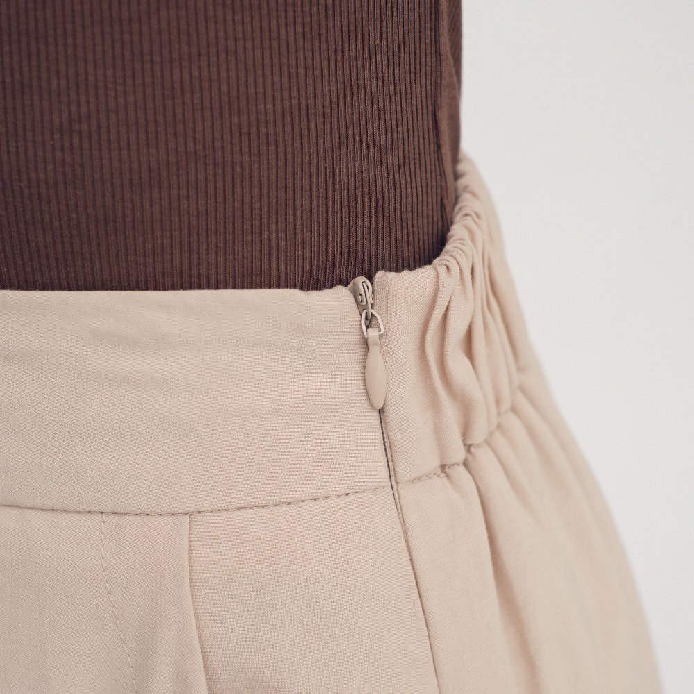 綁帶剪接氣球裙