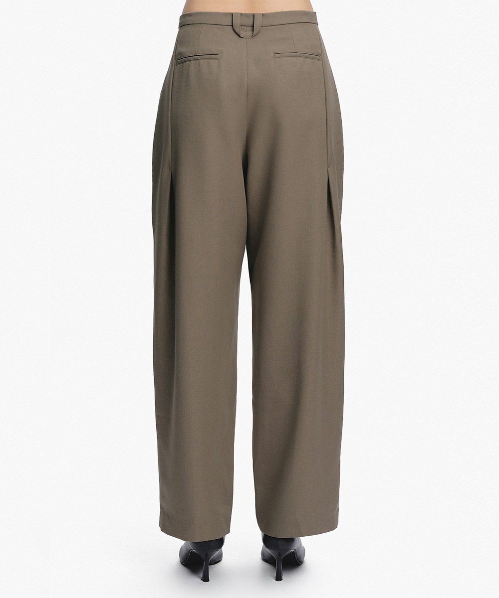 打褶立體感長褲 Double Pleated Tailored Pants