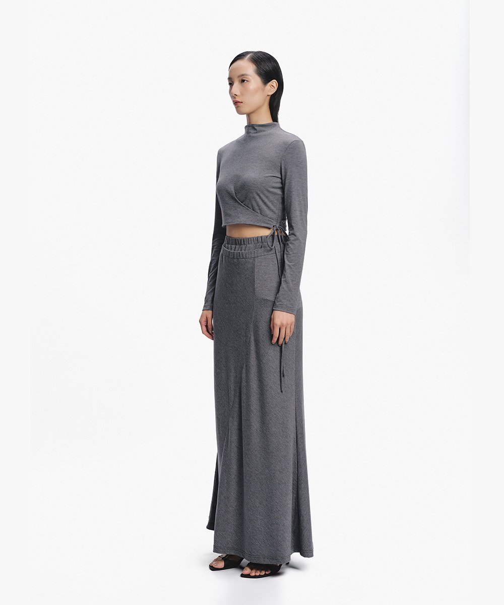 不對稱魚尾裙 Asymmetric Construction Skirt