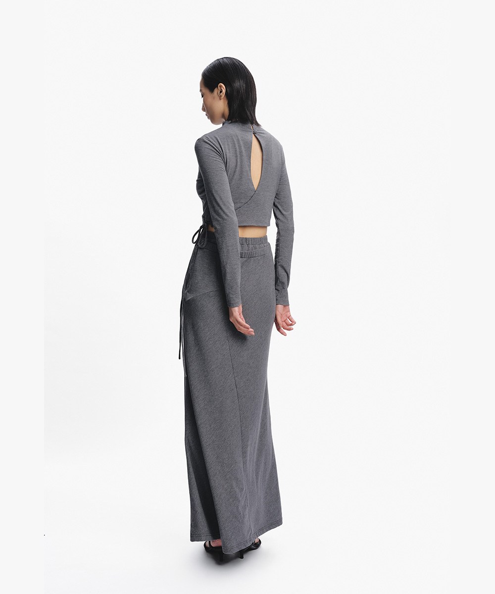 不對稱魚尾裙 Asymmetric Construction Skirt