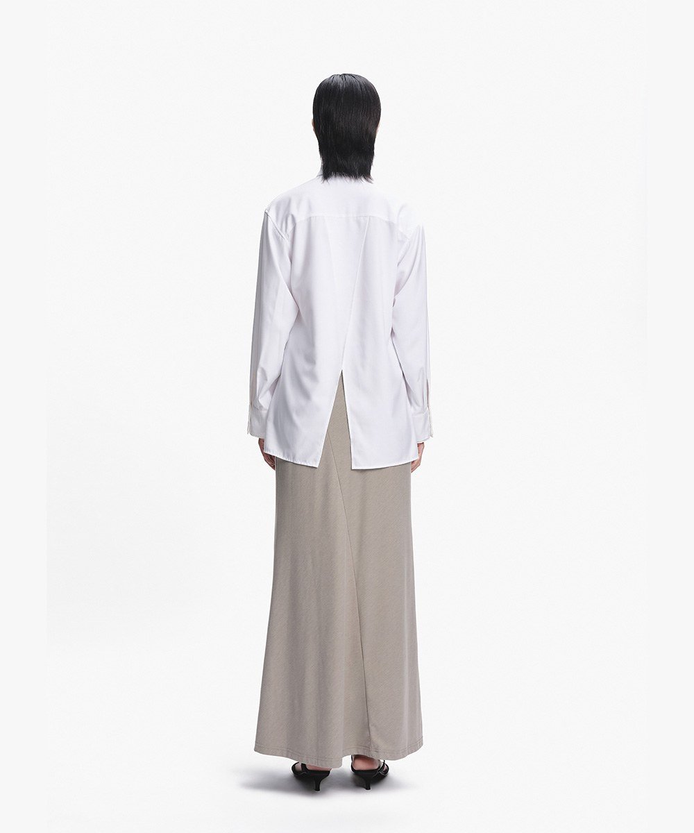 不對稱魚尾裙 Asymmetric Construction Skirt