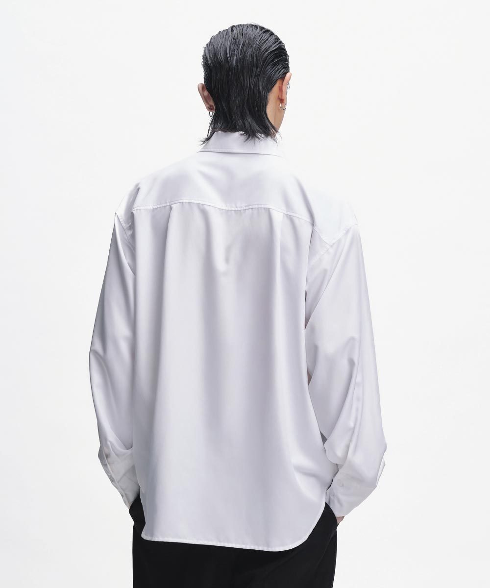 落肩口袋襯衫 Pleat Pocket Shirt