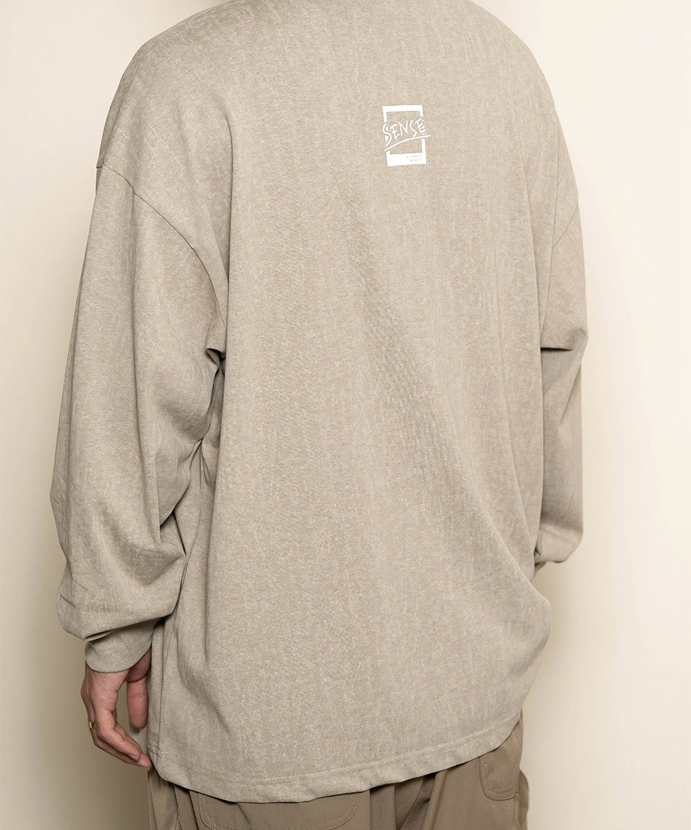 水洗口袋長TEE Dyed Washed Pocket LS Tee