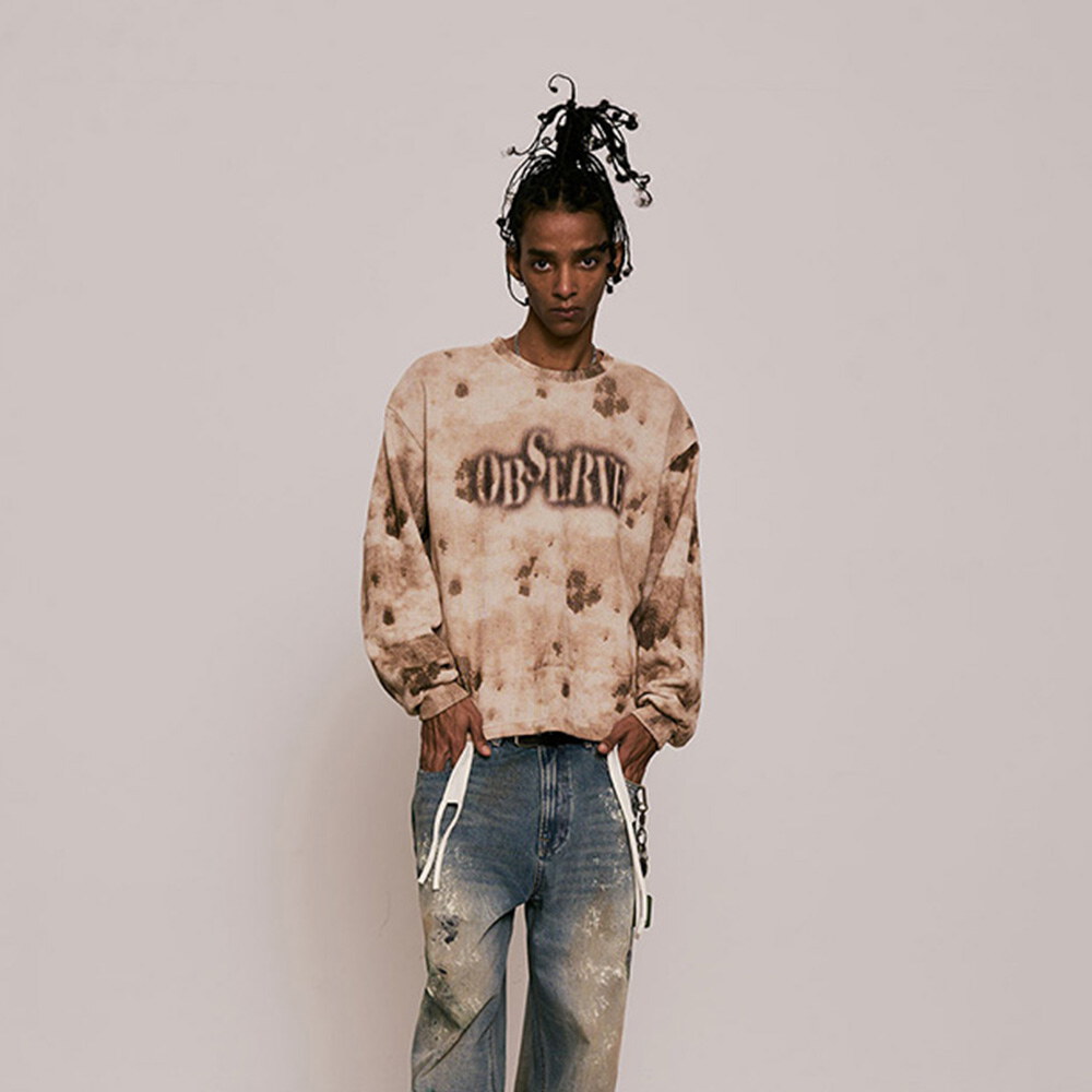 鐵鏽感刷染毛衣 Dirty Rust Sweater