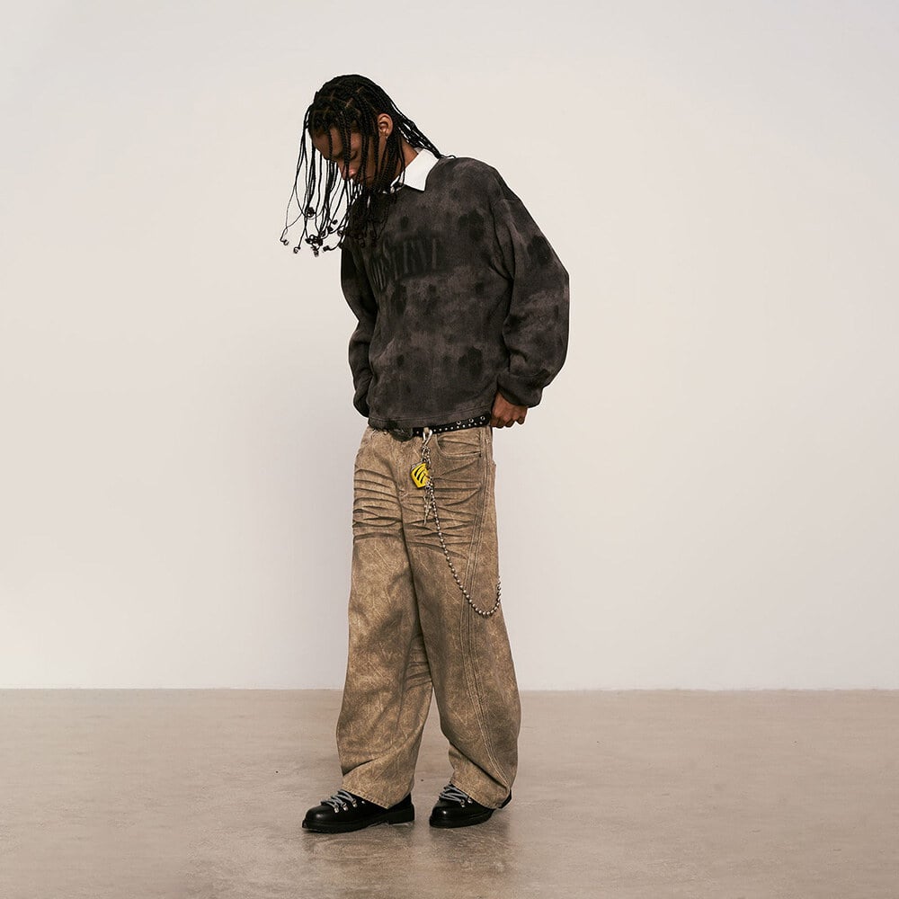 鐵鏽感刷染毛衣 Dirty Rust Sweater