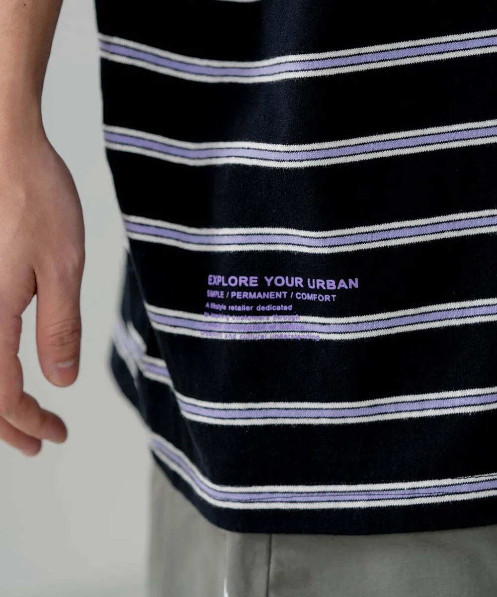 條紋短Tee Multi Stripe SS