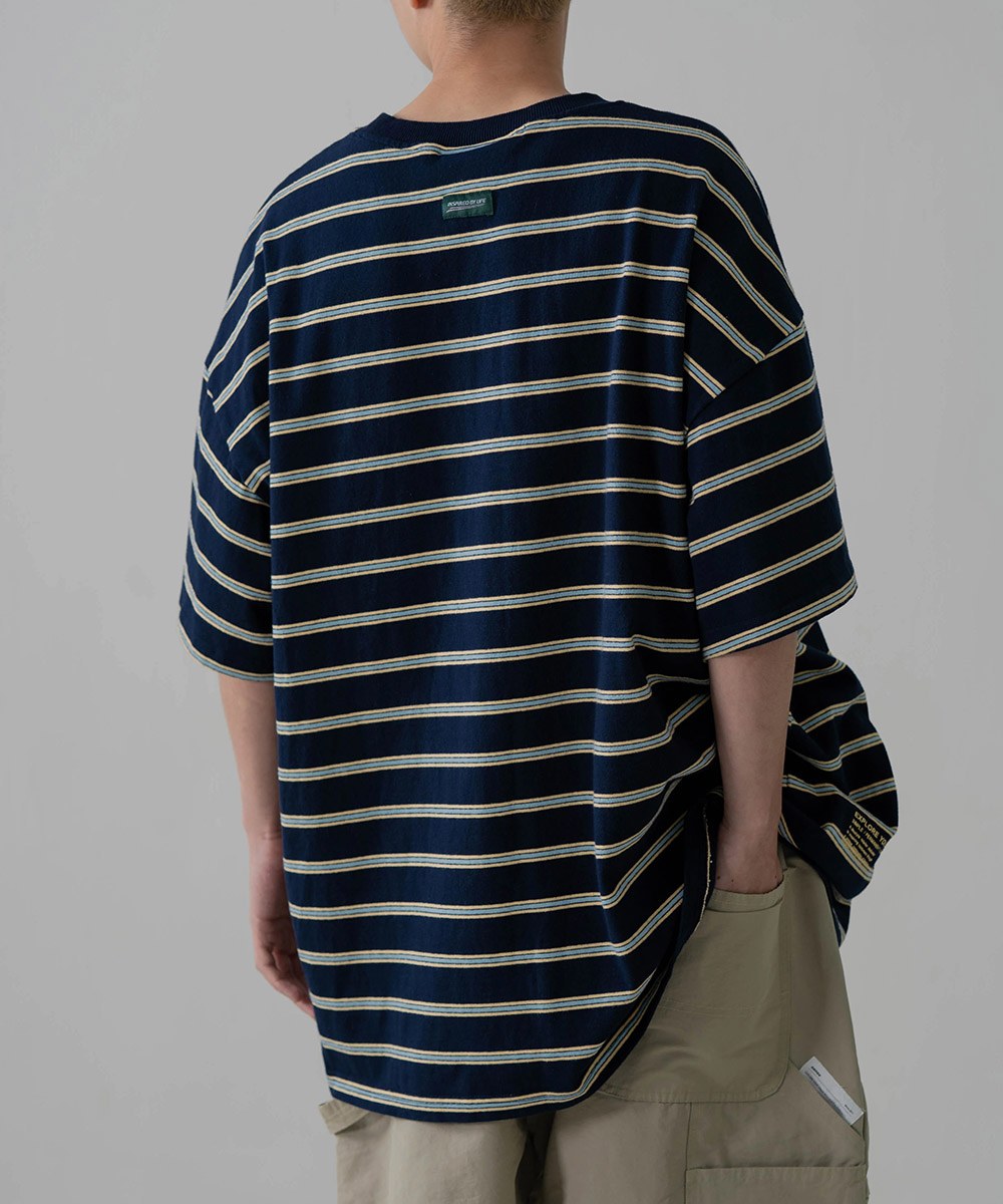 條紋短Tee Multi Stripe SS
