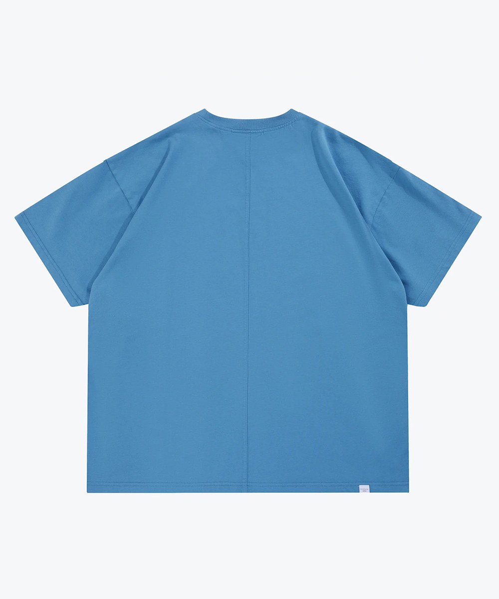 刺繡口袋上衣 Oversize Embroidery Pocket Tee
