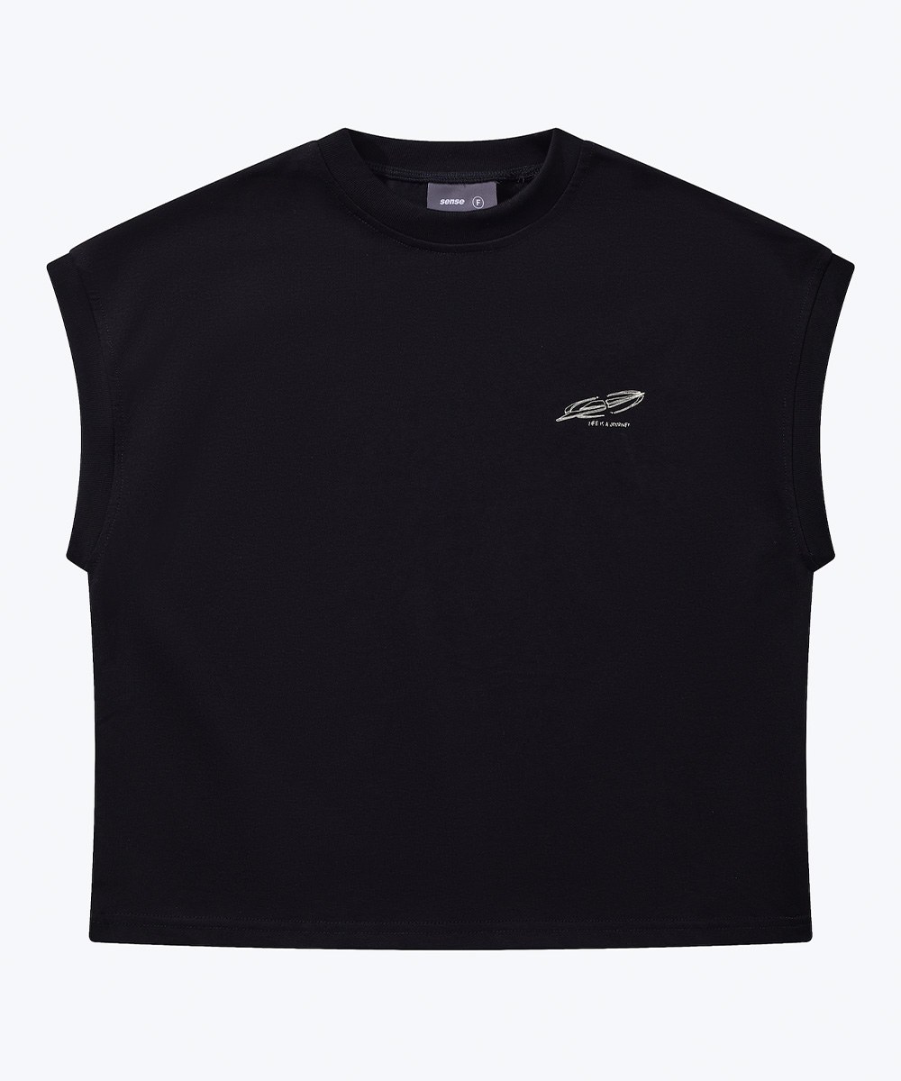 無袖印花上衣 Break The sense Printed Top