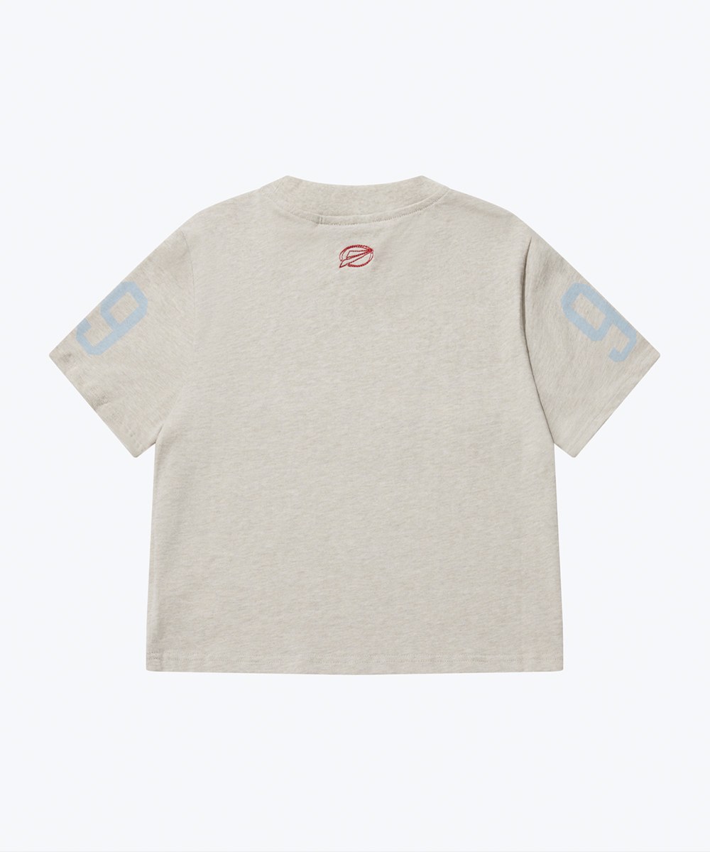 短版印花上衣 Football Crop Tee
