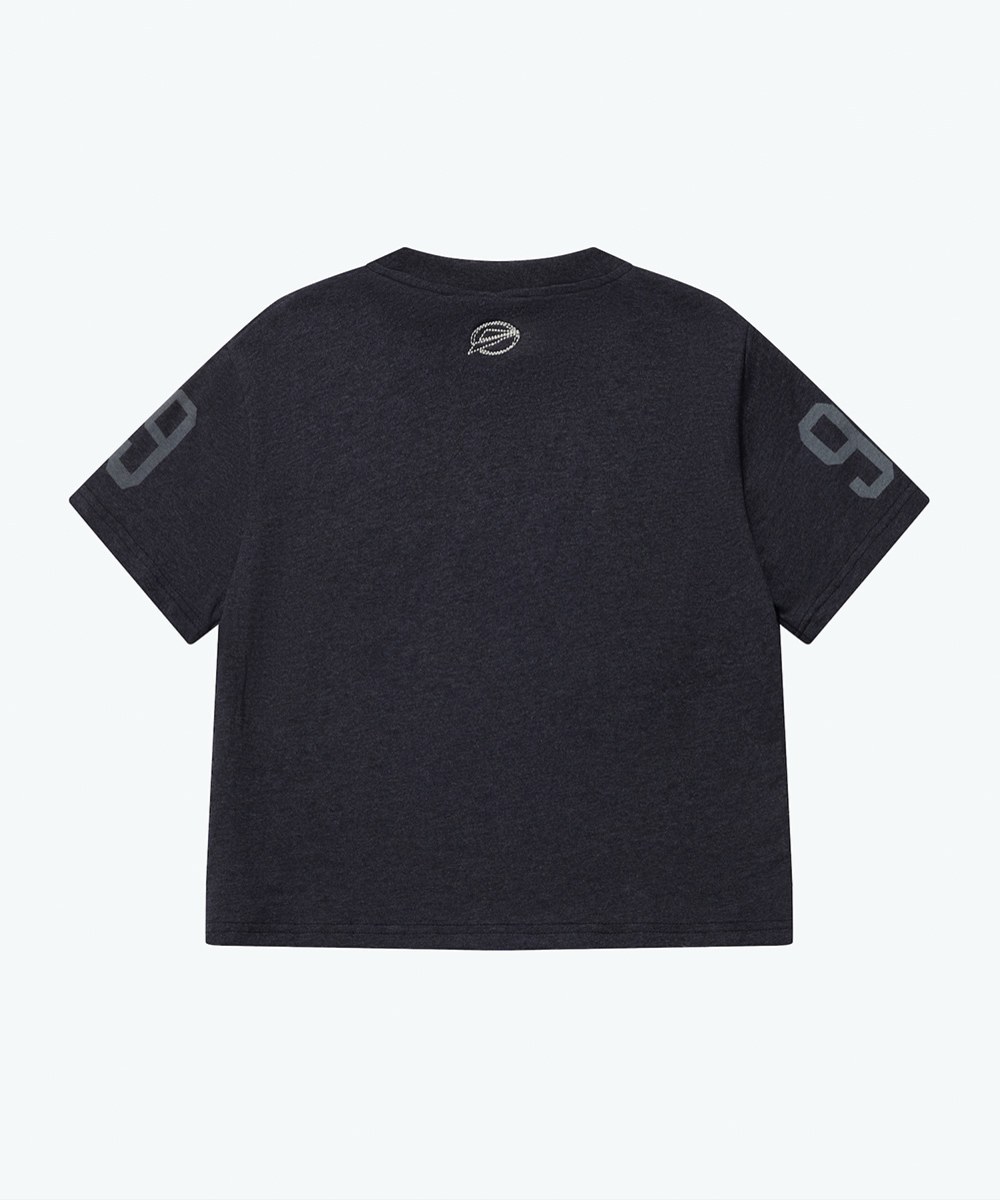 短版印花上衣 Football Crop Tee
