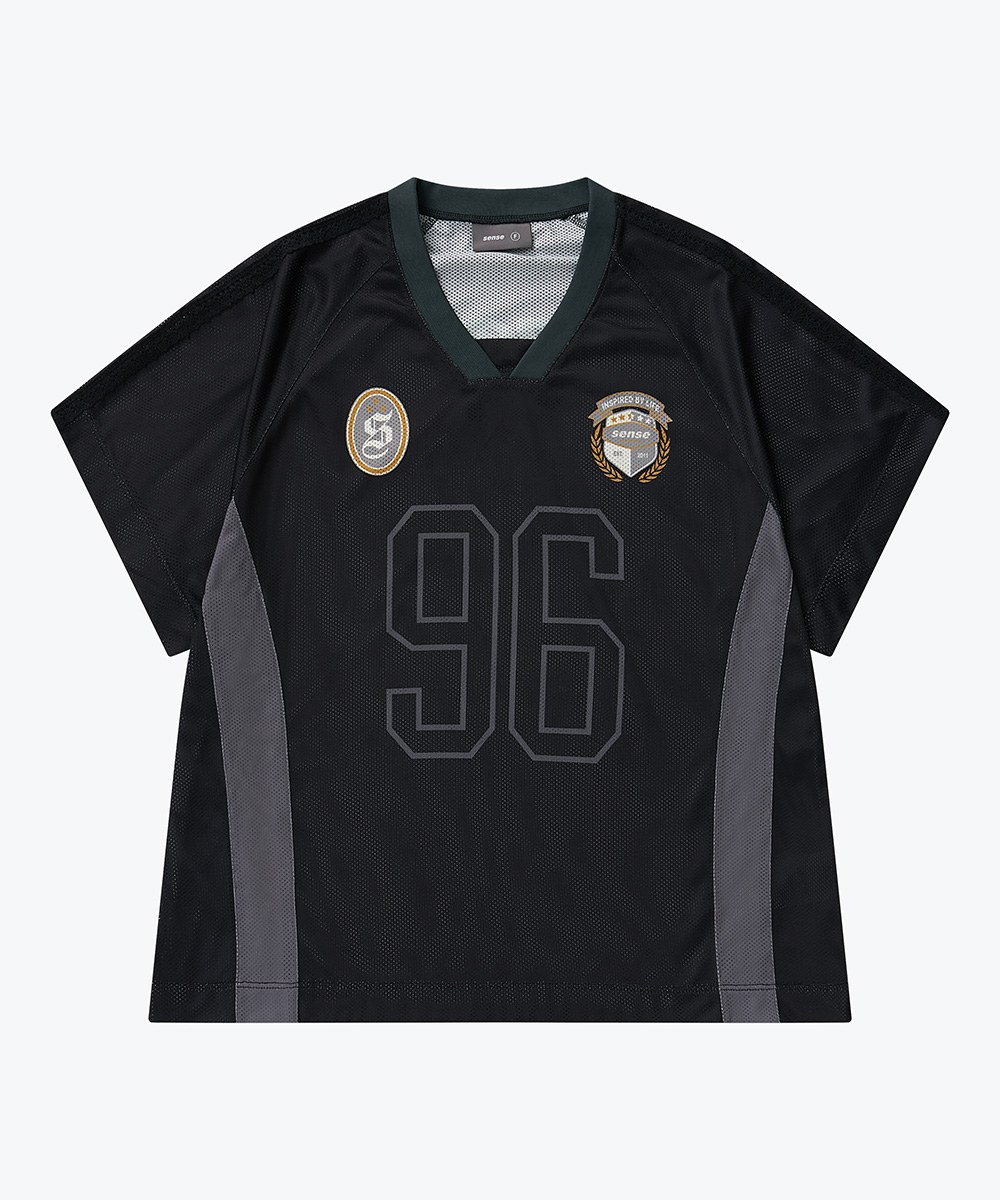 拼接足球上衣 Football Mesh Oversize T-Shirts