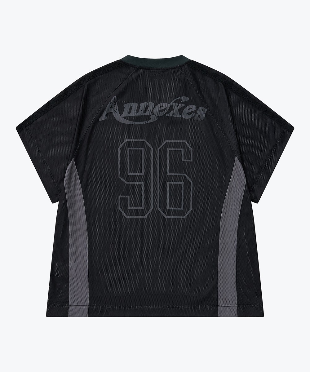 拼接足球上衣 Football Mesh Oversize T-Shirts