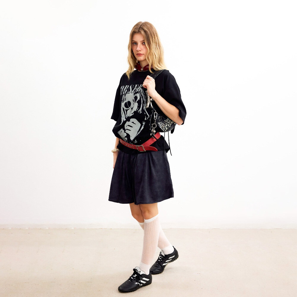 圖像短袖上衣 Oberserve Mask Graphic SS