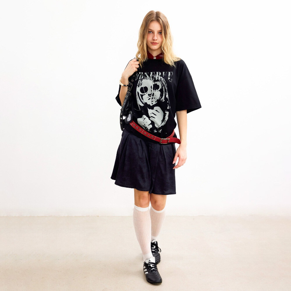 圖像短袖上衣 Oberserve Mask Graphic SS