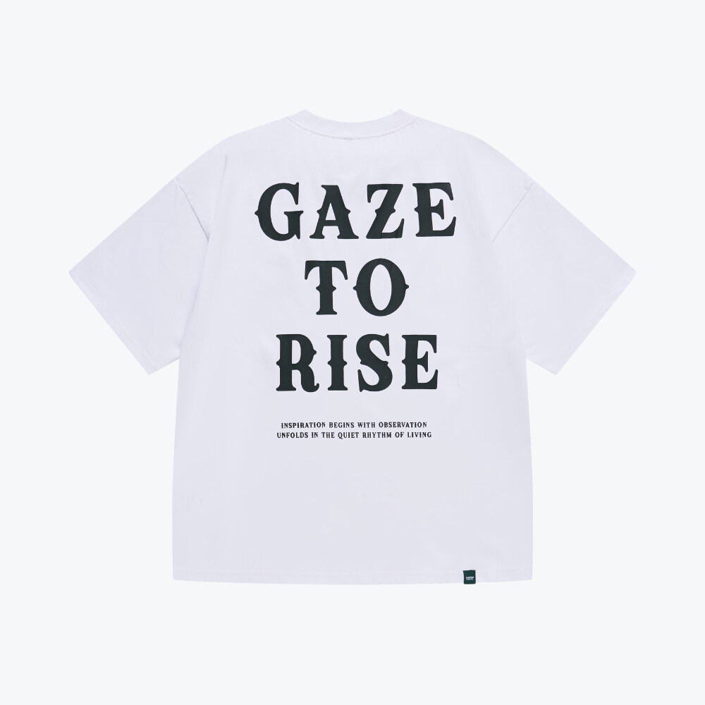 字母短袖上衣 Gaze Graphic SS