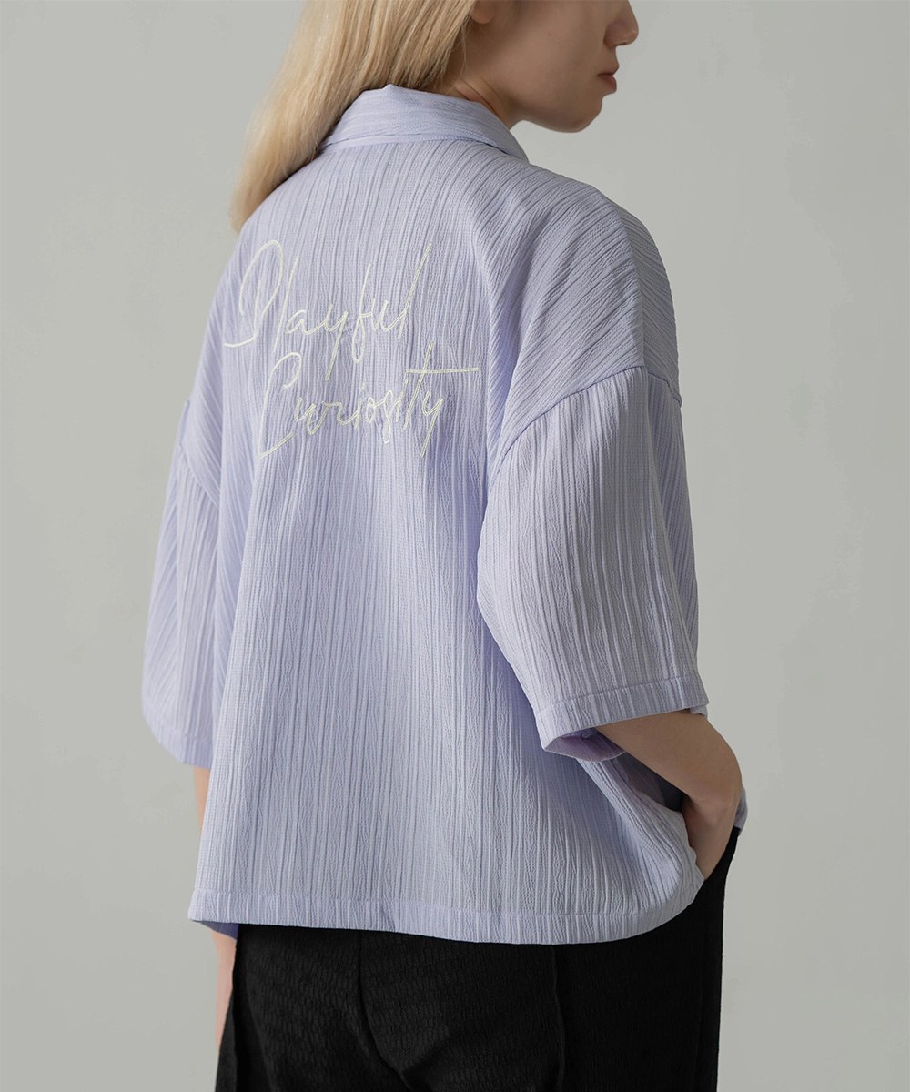 緹花刺繡襯衫 Jacquard SS Shirt