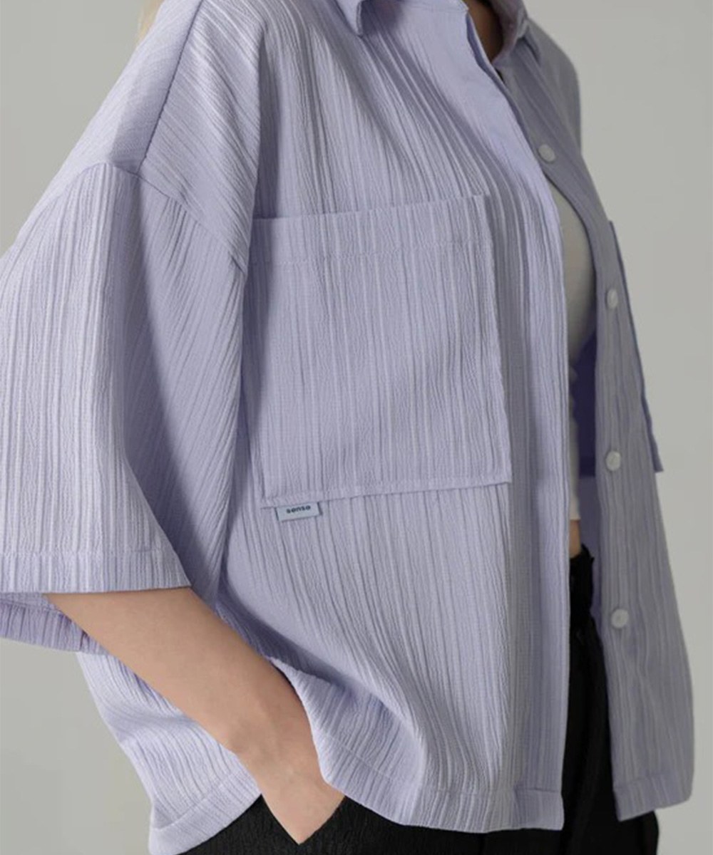 緹花刺繡襯衫 Jacquard SS Shirt
