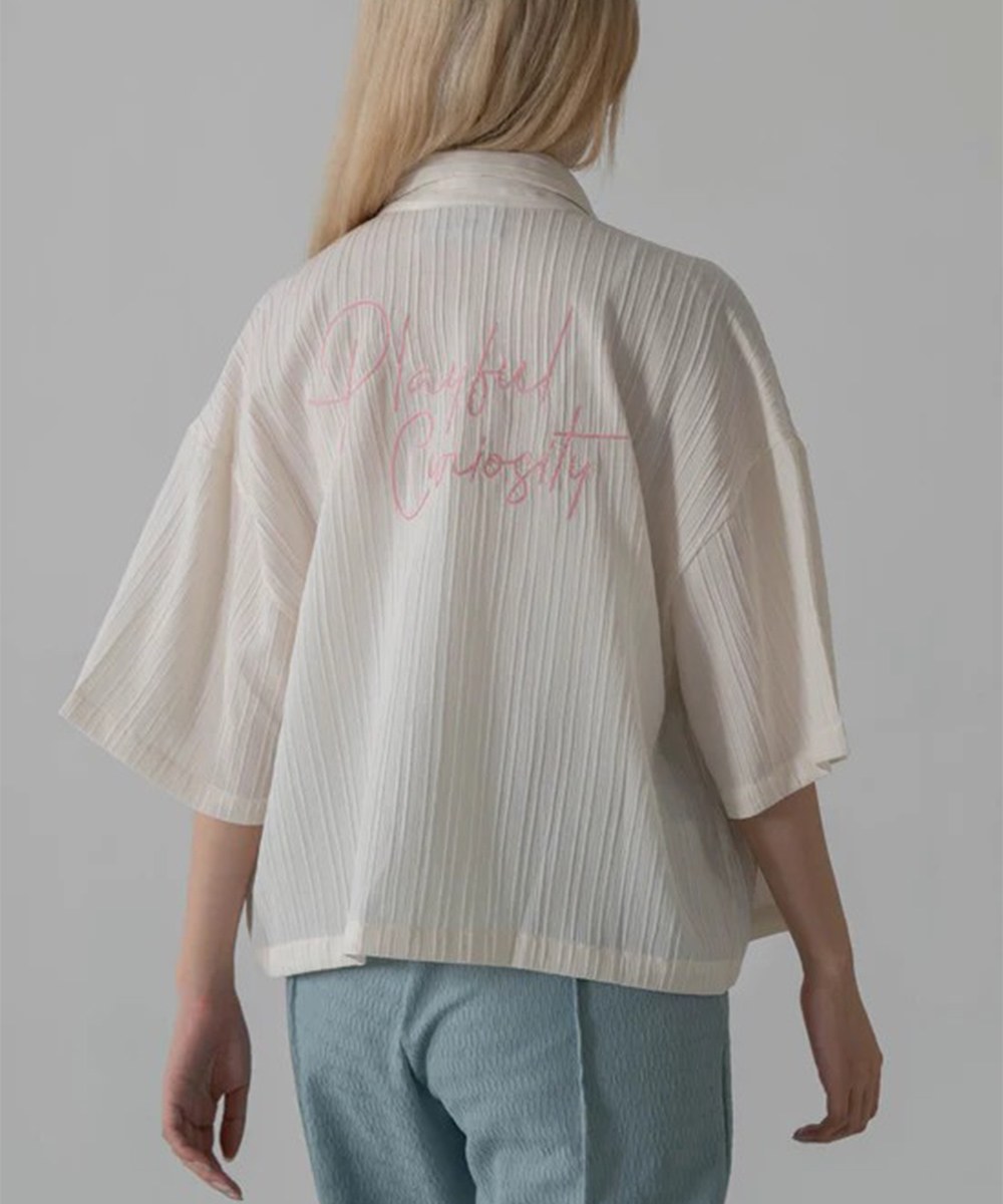 緹花刺繡襯衫 Jacquard SS Shirt