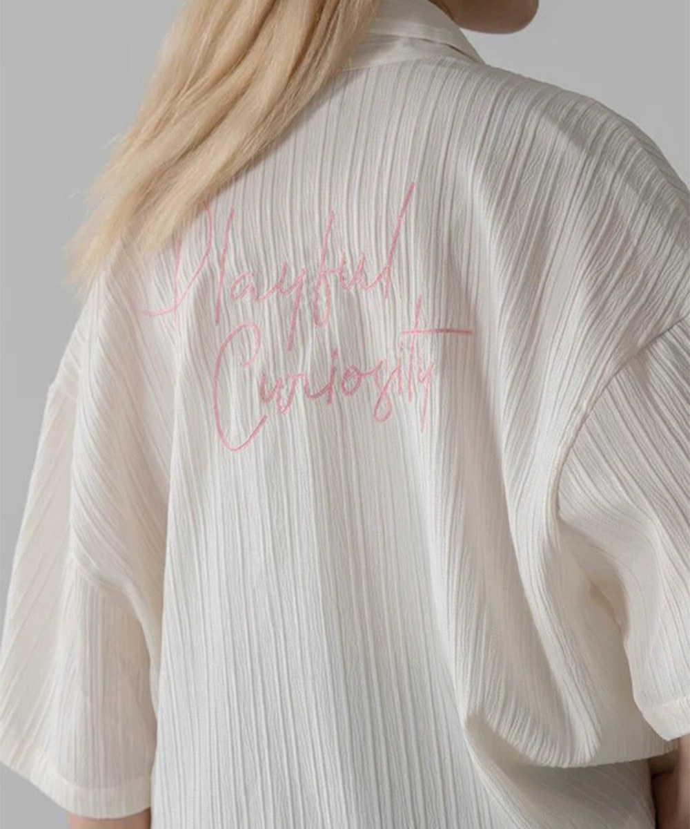 緹花刺繡襯衫 Jacquard SS Shirt