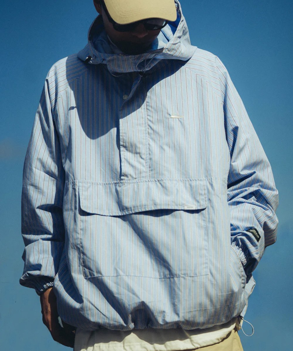 條紋拉鍊套頭衫 Stripe Zip up Pullover