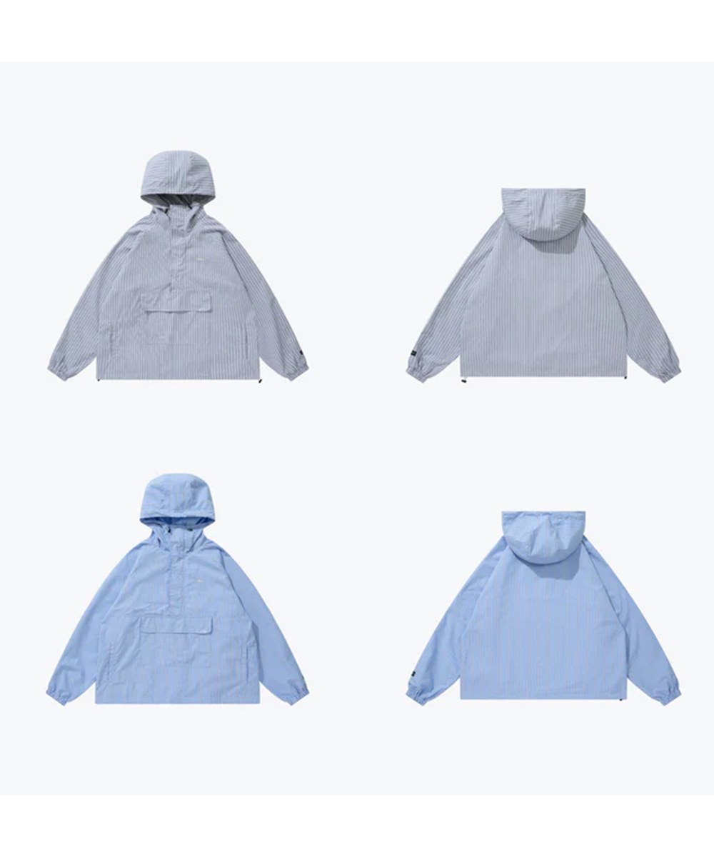 條紋拉鍊套頭衫 Stripe Zip up Pullover