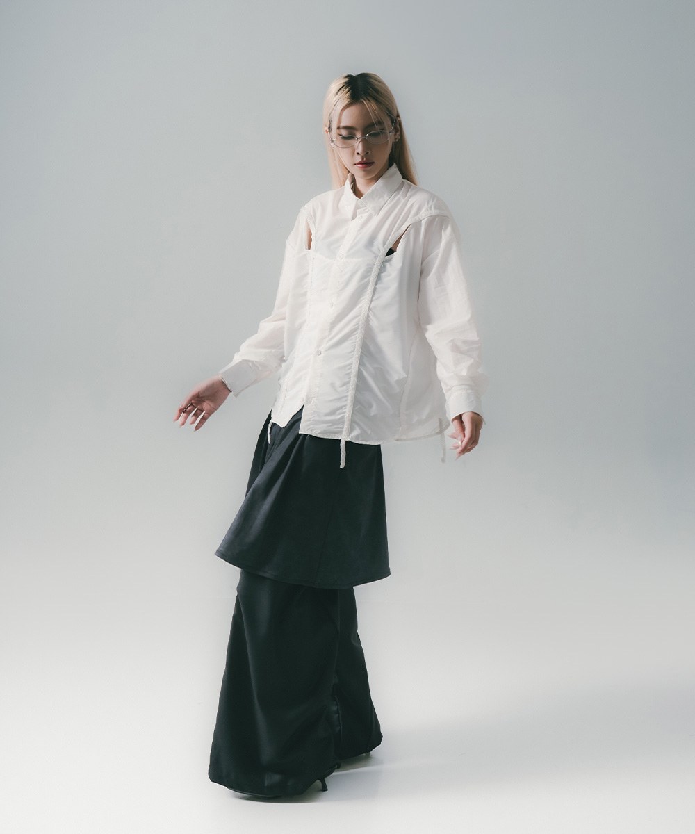 立體剪裁襯衫 Chest Hole Oversize Shirt
