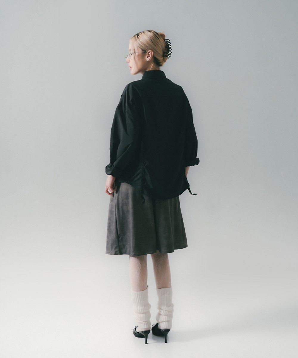 立體剪裁襯衫 Chest Hole Oversize Shirt