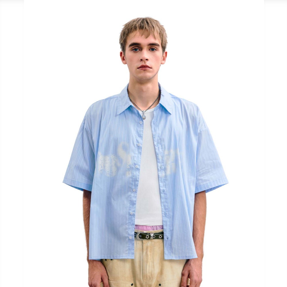 條紋噴染襯衫 Stripe Spray Shirt