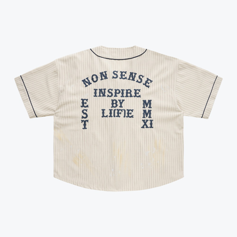 sense x Katol 聯名棒球衫 Chain-Stitch Baseball Jersey