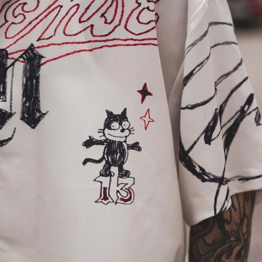 sense x Katol 聯名塗鴉襯衫 Graffiti Sketch Camp Shirt