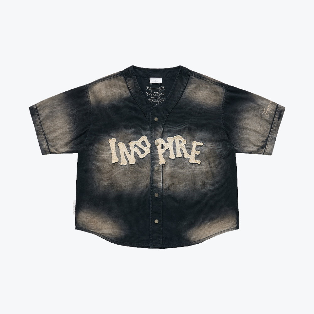 貼布棒球衫 Bone Applique Baseball Jersey