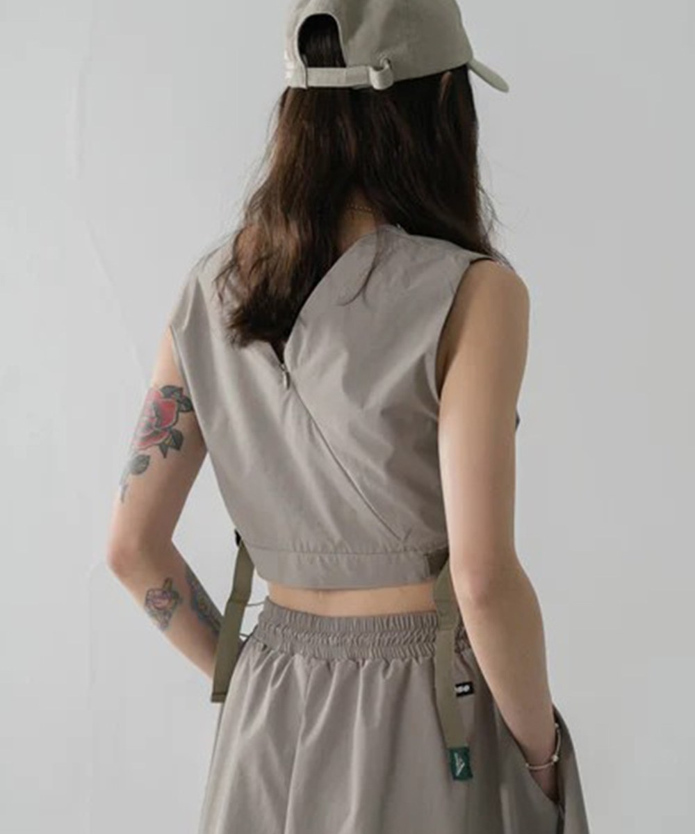 短版背心 Sporty Nylon Webbing Top