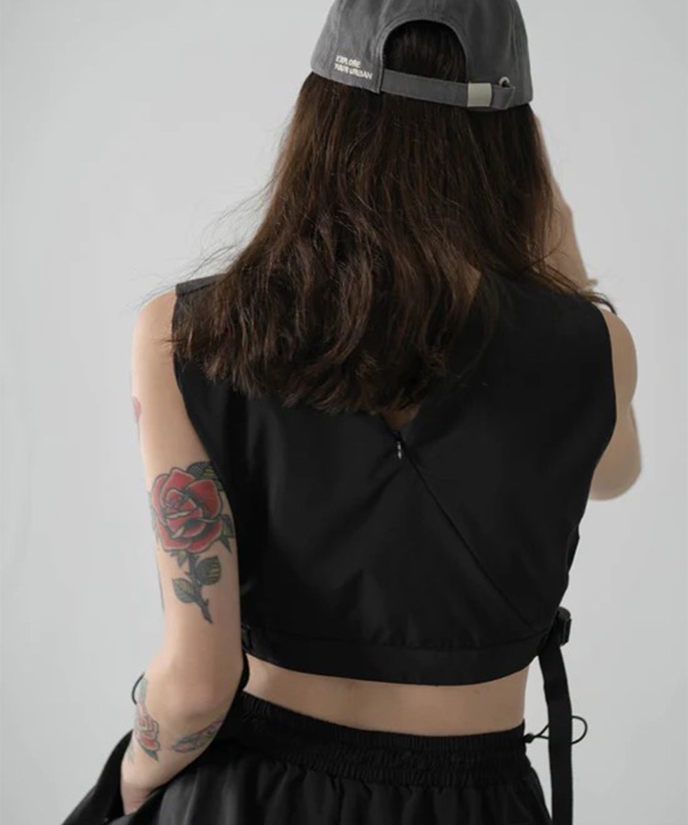 短版背心 Sporty Nylon Webbing Top
