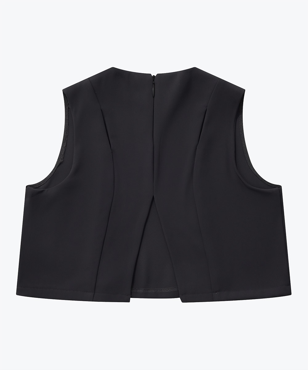 短版背心 HOLLOW CROPPED VEST TOP