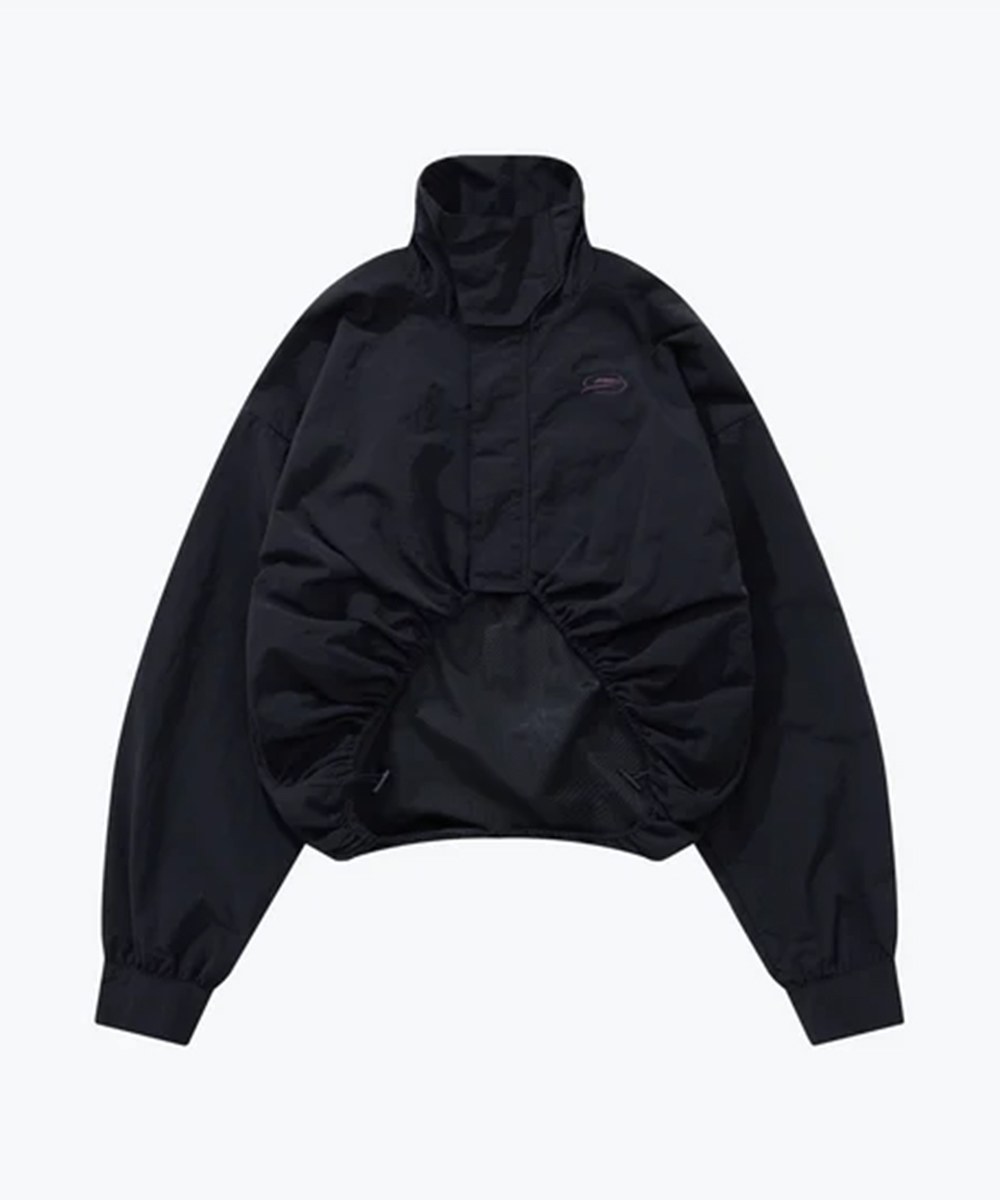 短版高領夾克 Sporty Turtleneck Elastic Jacket
