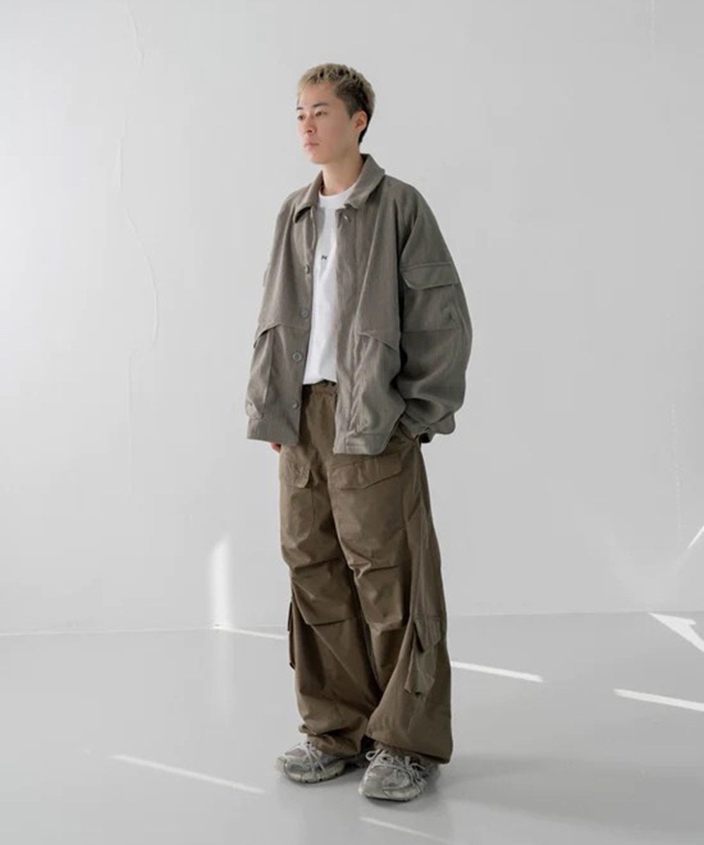 褶皺野戰夾克 Pleats Field Jacket