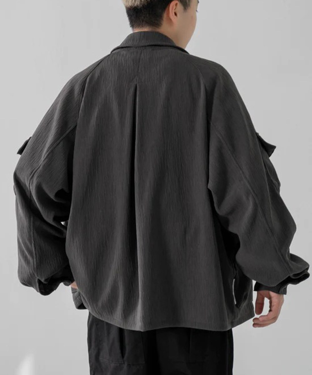 褶皺野戰夾克 Pleats Field Jacket
