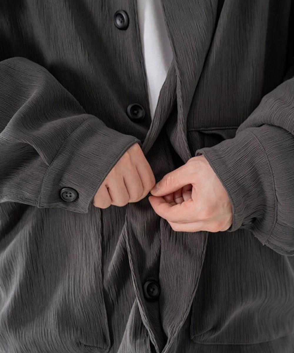 褶皺野戰夾克 Pleats Field Jacket