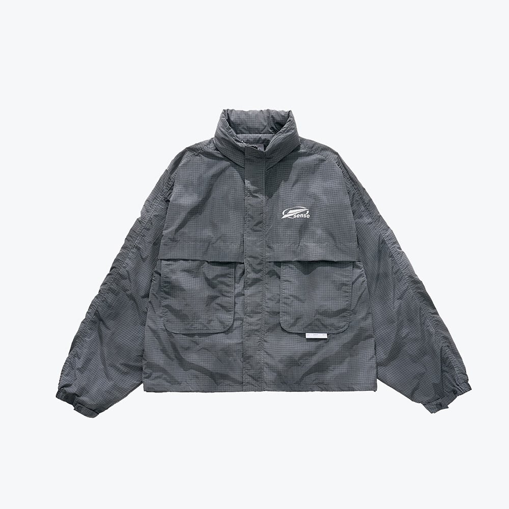 波紋染風衣外套 Wave Dye Trench Jacket