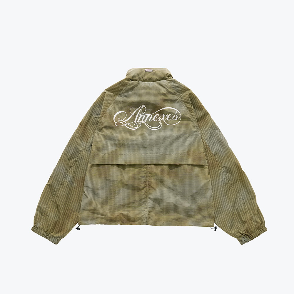 波紋染風衣外套 Wave Dye Trench Jacket